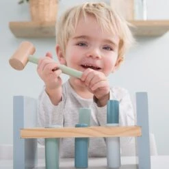 Little Dutch LD7026 Houten Hamerbank Blauw -Bruder Winkel little dutch 4425 hamerbank blauw 2