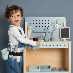 Houten Werkbank Little Dutch Met Gereedschap -Bruder Winkel little dutch 4448 houten werkbank 5