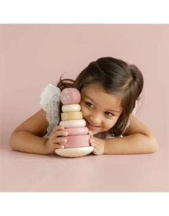 Little Dutch LD7012 Houten Tuimelstapelaar Wild Flowers 7 Little Dutch LD7012 Houten Tuimelstapelaar Wild Flowers -Bruder Winkel little dutch 7012 stapelringen hout little dutch wild flowers 3