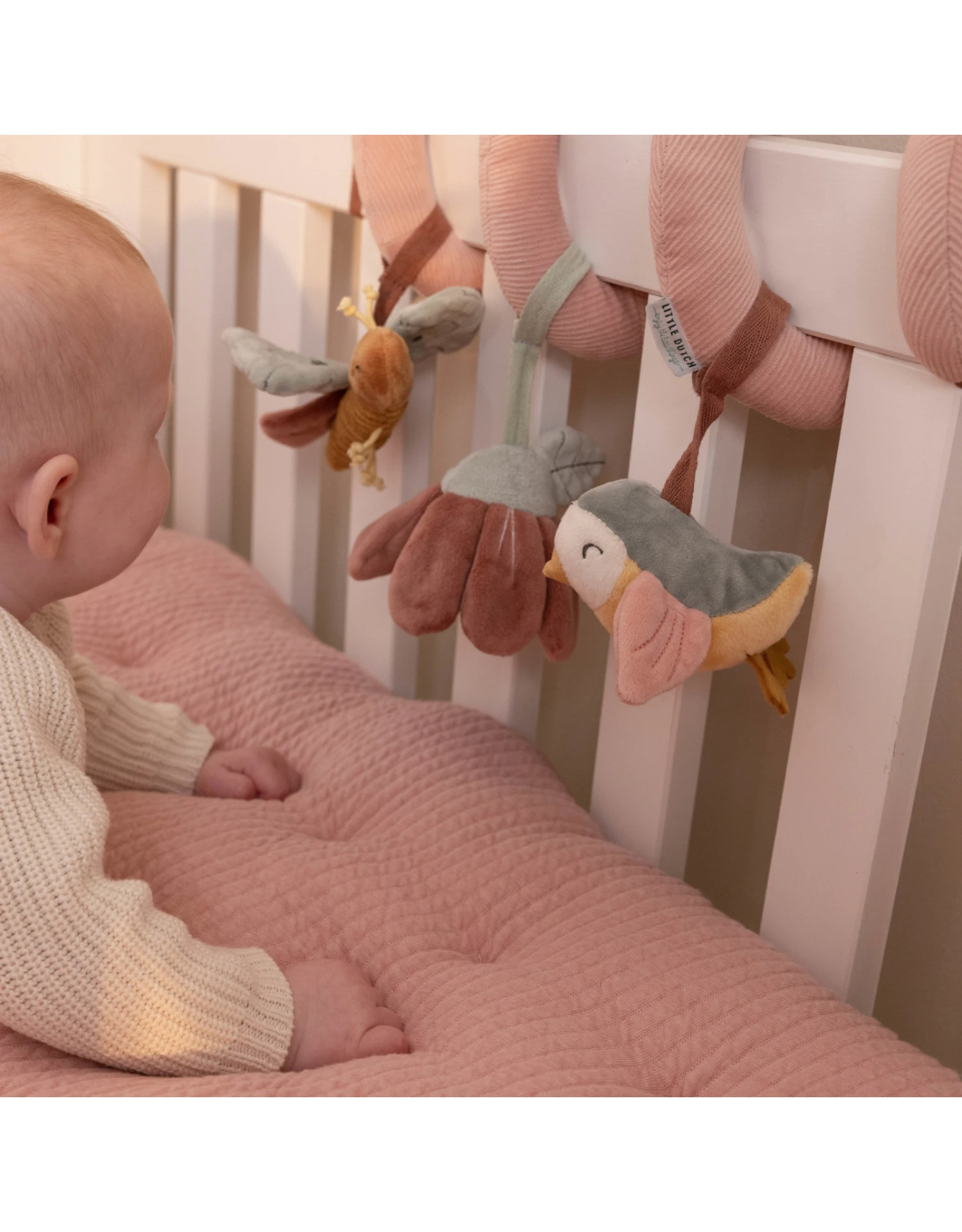 Little Dutch LD8712 Boxspiraal Flowers & Butterflies 3 Little Dutch LD8712 Boxspiraal Flowers & Butterflies - Afbeelding 3