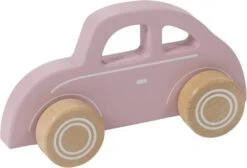 Little Dutch LD4375 Kever Auto Roze Houten Speelgoed -Bruder Winkel little dutch 4375 houten auto 1 1