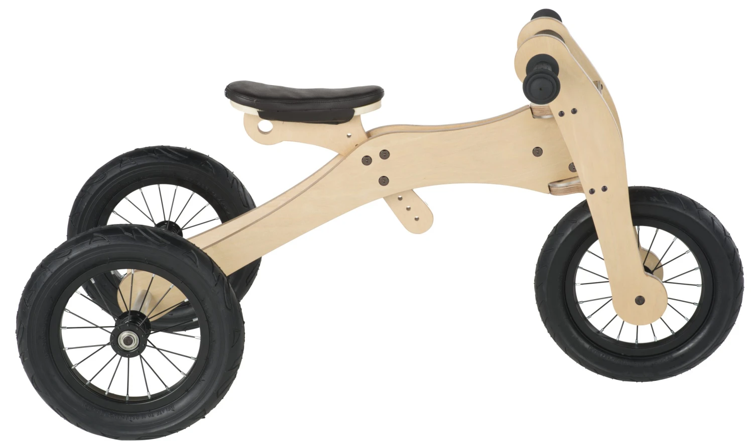 Trybike Brown – Houten 4-in-1 Loopfiets 4 Trybike Brown – Houten 4-in-1 Loopfiets - Afbeelding 4