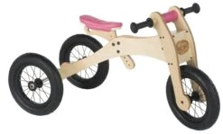 Trybike Pink – Houten 4-in-1 Loopfiets -Bruder Winkel loopfiets 4 in 1 trybike pink 4 scaled 1