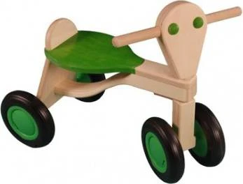 Van Dijk Toys Loopfiets Groen Berkenhout 1 Van Dijk Toys Loopfiets Groen Berkenhout