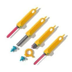 Makedo Invent 360 Gereedschapsset Voor Karton Kindergereedschap -Bruder Winkel makedo explore 126 Tools set karton knutselset 300x300 1