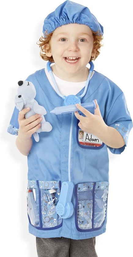 Melissa & Doug Verkleedkleren Dierenarts Melissa&Doug Verkleedset 3 Melissa & Doug Verkleedkleren Dierenarts Melissa&Doug Verkleedset - Afbeelding 3