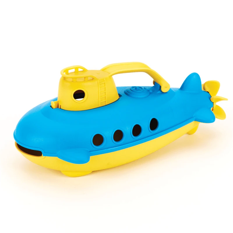 Green Toys Green-Toys Onderzeeer Blauw Met Geel Handvat 2 Green Toys Green-Toys Onderzeeer Blauw Met Geel Handvat - Afbeelding 2