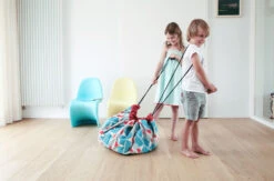 Opbergzak En Speelkleed 2 – In – 1 – Play&Go Zigzag Blue -Bruder Winkel play go opbergzak 5 1