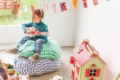 Opbergzak En Speelkleed 2 – In – 1 – Play&Go Zigzag Blue -Bruder Winkel play go opbergzak 6 1