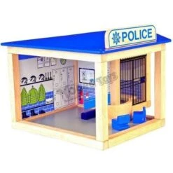 Pintoy Houten Politiebureau -Bruder Winkel politie bureau pintoy 10584 1 1