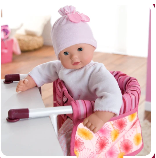 Poppenstoeltje – Tafelzitje 2 Poppenstoeltje – Tafelzitje - Afbeelding 2