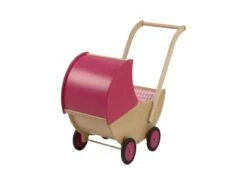 Poppenwagen Met Kap V. Dijktoys Rose -Bruder Winkel poppenwagen met kap rose v.dijktoys 1