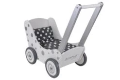 Poppenwagen Simply For Kids Stippen Wit -Bruder Winkel poppenwagen simply for kids stippen wit 1 1
