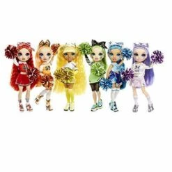 Rainbow High Cheerleader Modepop Jade Hunter -Bruder Winkel rainbow high fashion cheer doll