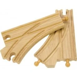 BigJigs BJT107 Rail Splitsing Afslaan-Rechtdoor