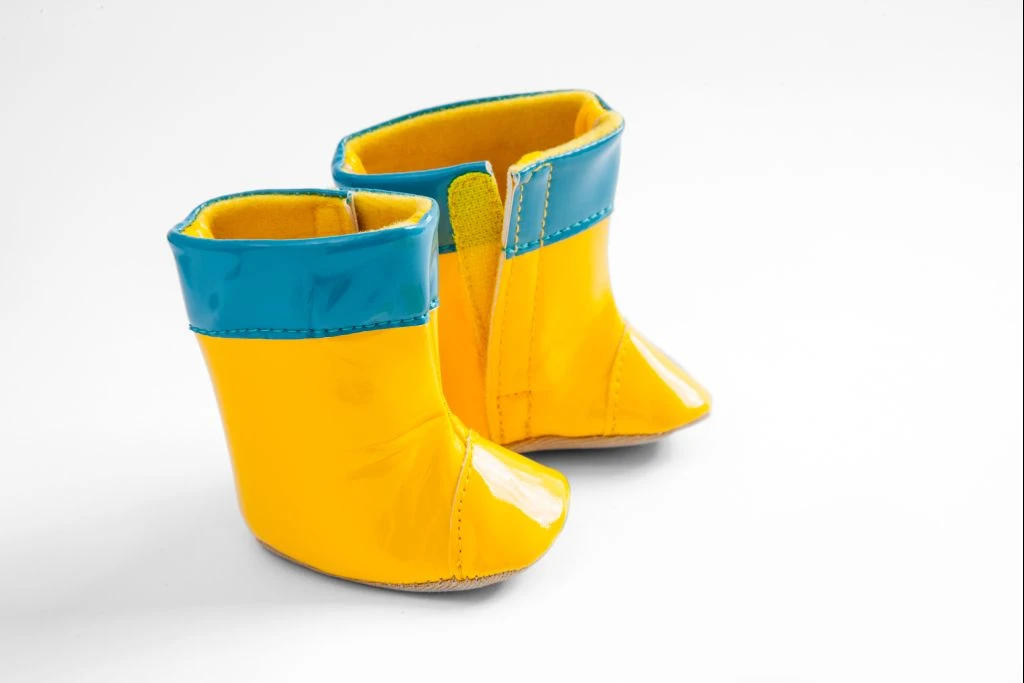 Regenlaarsjes Geel Mt. 38 – 45 Cm. 2 Regenlaarsjes Geel Mt. 38 – 45 Cm. - Afbeelding 2