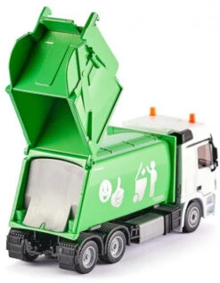 Siku 2938 Mercedes Vuilniswagen -Bruder Winkel siku mercedes benz vuiniswagen faun opbouw variopress groen 2938 4006874029389.jpg 2