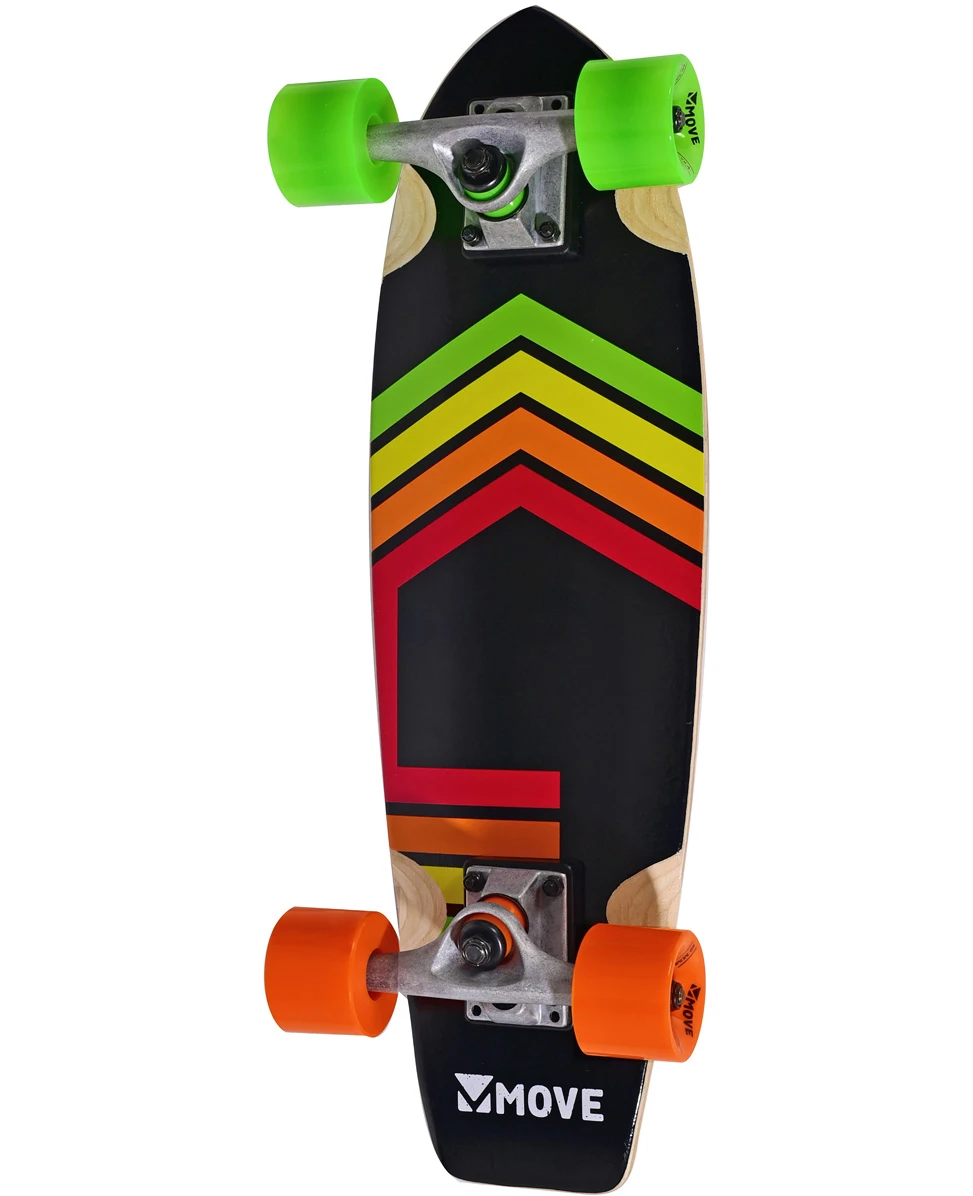 Skateboard Move Cruiser Neon 23 Inch Retro 3 Skateboard Move Cruiser Neon 23 Inch Retro - Afbeelding 3
