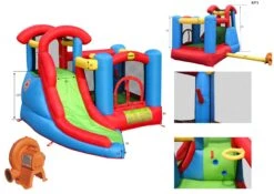 Springkussen Happy Hop 6-in-1 Playcenter -Bruder Winkel springkussen happy hop 6 in 1 playcenter hh9371 1 scaled 1