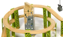 BigJigs BJT019 Houten Trein 114-delige Treinset Bouwterrein -Bruder Winkel treinset bouwterrein bigjigs bjt019 5 1