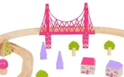 BigJigs BJT023 Treinset Grote Sprookjesstad -Bruder Winkel treinset sprookjesstad bigjigs bjt023 2