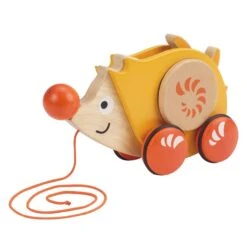 Trekfiguur Hape Egel -Bruder Winkel trekdiertje hape walk a long egel 2