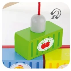 Houten Truck Met Kraan En Aanhanger Vigatoys 8 Houten Truck Met Kraan En Aanhanger Vigatoys -Bruder Winkel truck met kraan en aanhangwagen vigatoys v0690 3