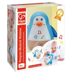 Muziek Tuimelaar Pinguin – Hape Music Wobbler -Bruder Winkel tuimelaar pinguin hape e0331 pinguin music wobbler 3