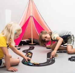 WayToPlay King Of The Road Rubber Flexibele Autobaan 40-dlg -Bruder Winkel waytoplay king of the road flexibele autobaan 4